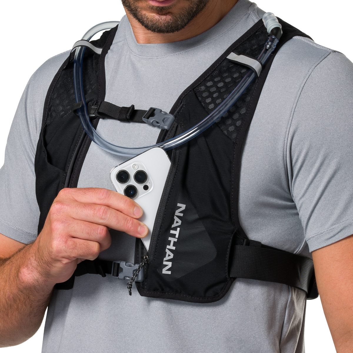 Nathan Quickstart 3.0 6L Hydration vest with 1.5L Bladder Black
