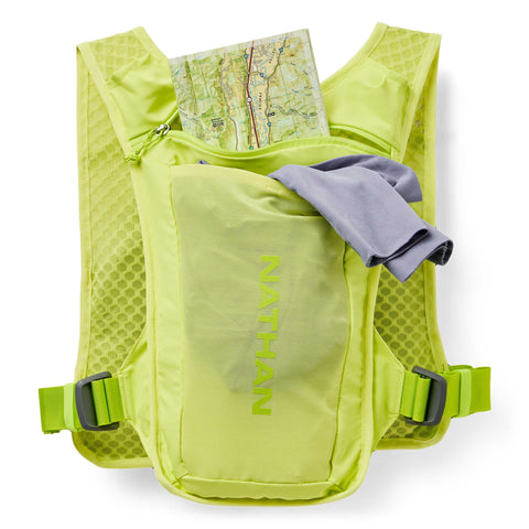 Nathan Quickstart 3.0 4L Hydration Vest inc 2 soft flasks Lime