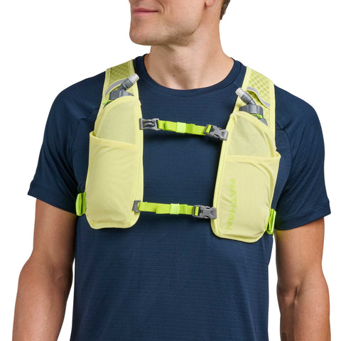 Nathan Quickstart 3.0 4L Hydration Vest inc 2 soft flasks Lime