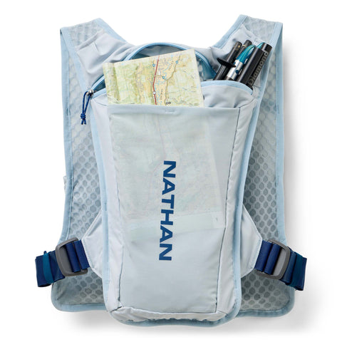 Nathan Quickstart 3.0 4L Hydration Vest inc 2 soft flasks Blue