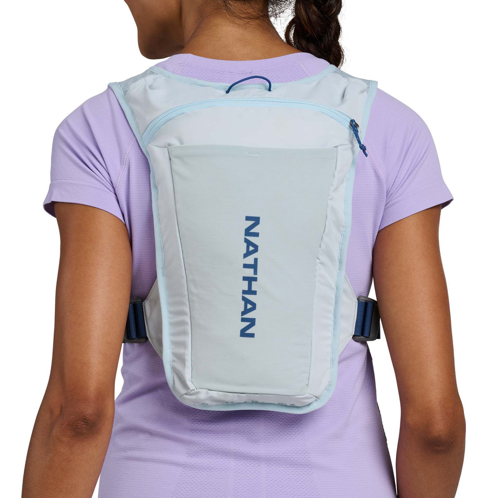 Nathan Quickstart 3.0 4L Hydration Vest inc 2 soft flasks Blue